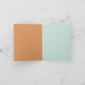 Retro 70er Hippy Valentine's Day Karte (Innenseite)