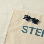 Retro-70er-Kurve Strandtuch (Beispiel)