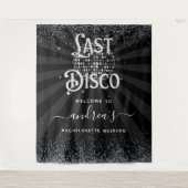 Retro 70er Letzte Disco Junggeselinnen-Abschied Wo Wandteppich (Vorderseite)