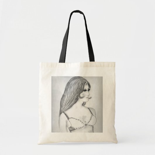Retro 70er Mode-Modell Tragetasche (Vorne)