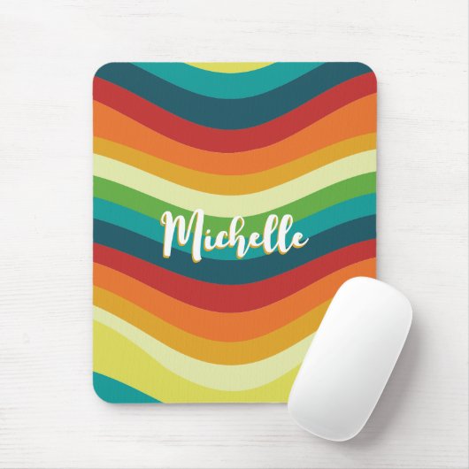 Retro 70er mousepad (Mit Mouse)