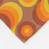 Retro/70er MusterChic Fleecedecke (Ecke)