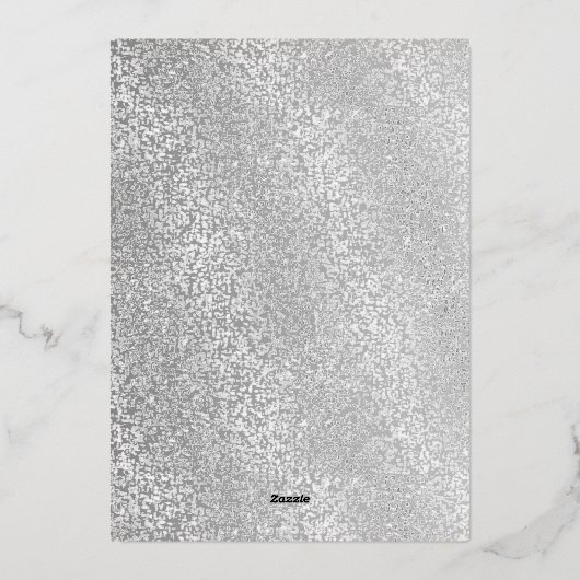 Retro 70er Neon Look Disco Ball Junggeselinnen-Abs Folieneinladung (Rückseite)