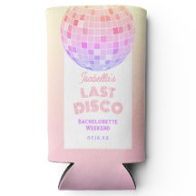 Retro 70er Pink Disco Ball Bachelorette