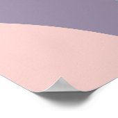 Retro 70er Rainbow Daisy Baby Dusche Begrüßungszei Poster (Ecke)