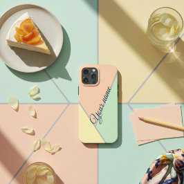 Retro 70er Rosa Muster für aquamarine Pastellfarbe iPhone 16 Pro Max Hülle