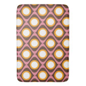 Retro-70er-Rundwellenmuster Badematte (Vorderseite Vertikal)