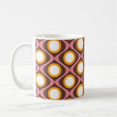 Retro-70er-Rundwellenmuster Kaffeetasse (Links)