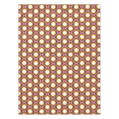 Retro-70er-Rundwellenmuster Tischdecke (Vorderseite)