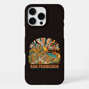 Retro 70er San Francisco Groovy iPhone 16 Pro Max Hülle