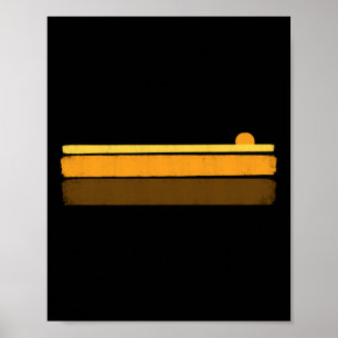 Retro 70er Sommer Es Poster
