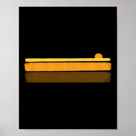 Retro 70er Sommer Es Poster (Vorne)