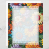 Retro 70er Stil farbenfrohe Gänse (Vorne/Hinten)