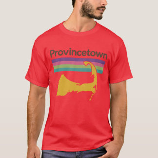 Retro 70er-Stil Souvenir Provincetown T-Shirt
