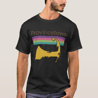 Retro 70er-Stil Souvenir Provincetown T-Shirt