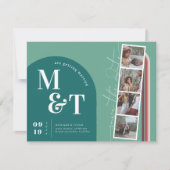 Retro 70er Streifen Arch | Foto für Filmstreifen Save The Date (Vorderseite)