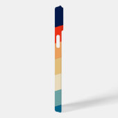 Retro 70er Streifen Groovy Farbblock Personalisier Case-Mate iPhone Hülle (Rückseite / Rechts)