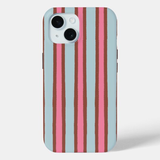 Retro 70er Strip Tough Phone Case (Rückseite)