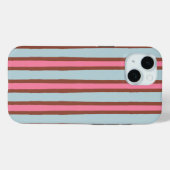 Retro 70er Strip Tough Phone Case (Rückseite (Horizontal))