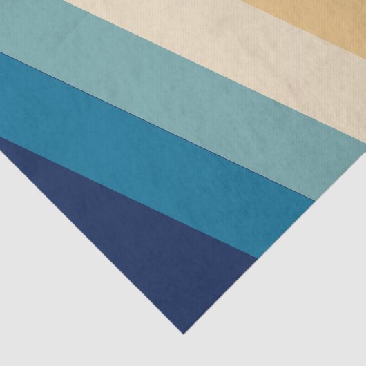 Retro 70er Stripes Groovy Seidenpapier (Ausschnitt)