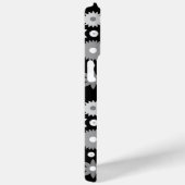 Retro 70er Style Blume Monochrome Muster Case-Mate iPhone Hülle (Rückseite / Rechts)