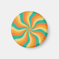 Retro 70er Sunburst farbenfroher Hintergrund