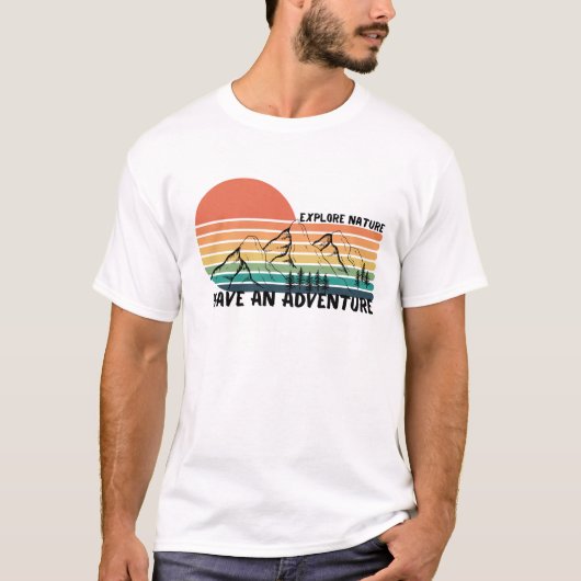 Retro 70er Wandern Ristorante da Valentino T-Shirt (Vorderseite)