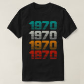 Retro 70s  1970  T-Shirt (Design vorne)