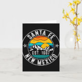 Retro 70s 80s Santa Fe New Mexico Nm Karte (Gelbe Blume)