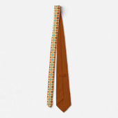 Retro 70s Classic Custom Necktie Krawatte (Rückseite)