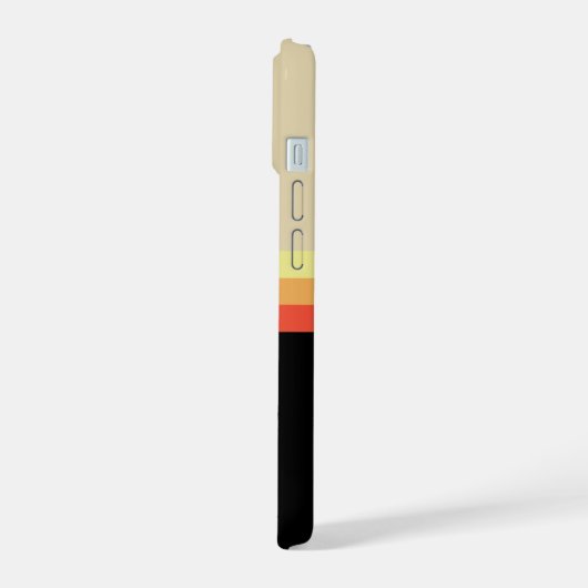 Retro 70s Coloured Palette iPhone 15 Hülle (Linke Seite)