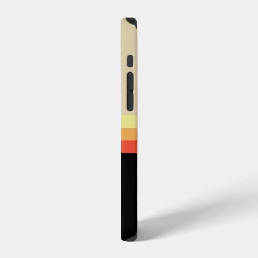 Retro 70s Coloured Palette iPhone Hülle (Linke Seite)