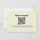 Retro 70's Comic Book Pop Art Fun Wedding RSVP Karte (Rückseite)