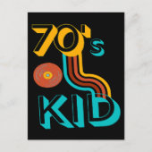 RETRO 70'S KID - CASSETTE LOVERS POSTKARTE (Vorderseite)