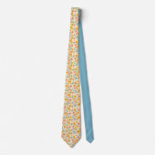 Retro 70s Mushroom Classic Custom Necktie Krawatte (Vorderseite)