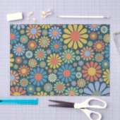 Retro/70s Muster Seidenpapier (Handwerk)