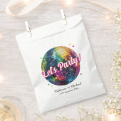 Retro 70's Party Disco Ball Sparkle Geschenktütchen (Ausgeschnitten)