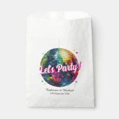 Retro 70's Party Disco Ball Sparkle Geschenktütchen (Vorderseite)