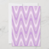 Retro 70's Thema Geburtstagsparty Einladung (Rückseite)