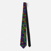 Retro 70s Vinyl Record 45 Custom Necktie Tie Krawatte (Vorderseite)