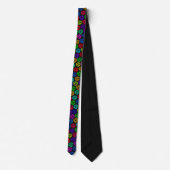Retro 70s Vinyl Record 45 Custom Necktie Tie Krawatte (Rückseite)