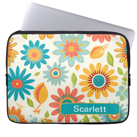 Retro 7 laptopschutzhülle (Vorderseite)