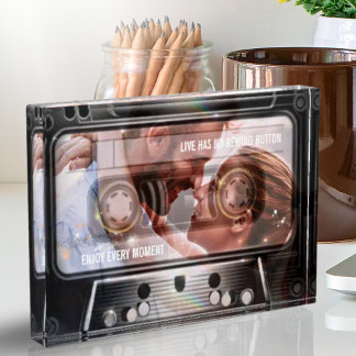 Retro 80 Musikkassette hinzufügen Ihr eigenes Foto