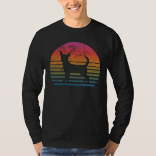Retro 80 S Chihuahua Sweat Crop Top