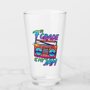 Retro 80er 7. Klasse ist mein Ding Zurück zur Schu Glas