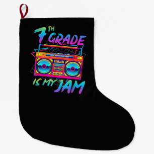 Retro 80er 7. Klasse ist mein Ding Zurück zur Schu Großer Weihnachtsstrumpf