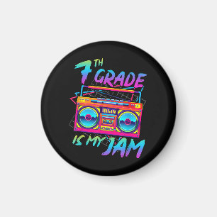 Retro 80er 7. Klasse ist mein Ding Zurück zur Schu Magnet
