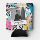 Retro 80er 80 40. Geburtstag Vintages Foto Dosenkühler (Vorderseite)