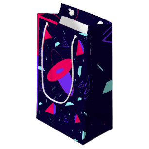 Retro 80er/90s-Geschenktasche Kleine Geschenktüte