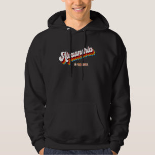 Retro 80er Alexandria Virginia Va Hoodie